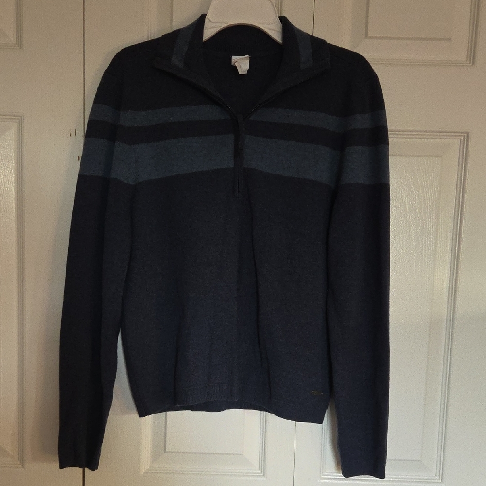 Lole Women's Dark Blue Zip Up Sweater
